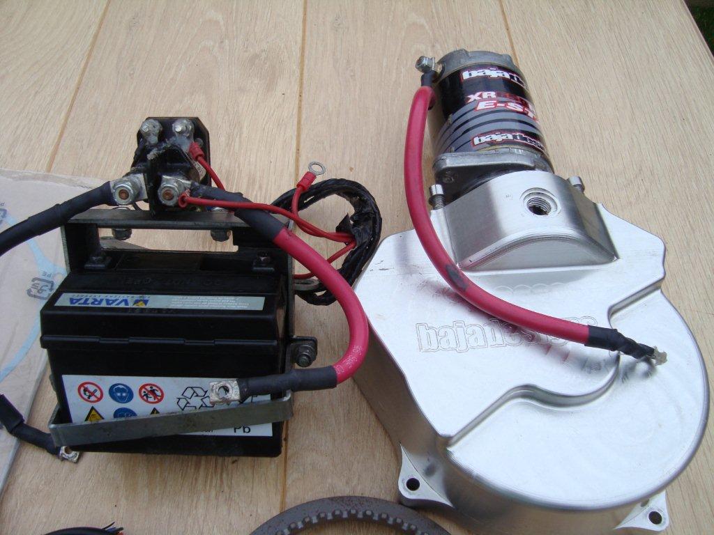 Honda xr650r electric starter kit #4